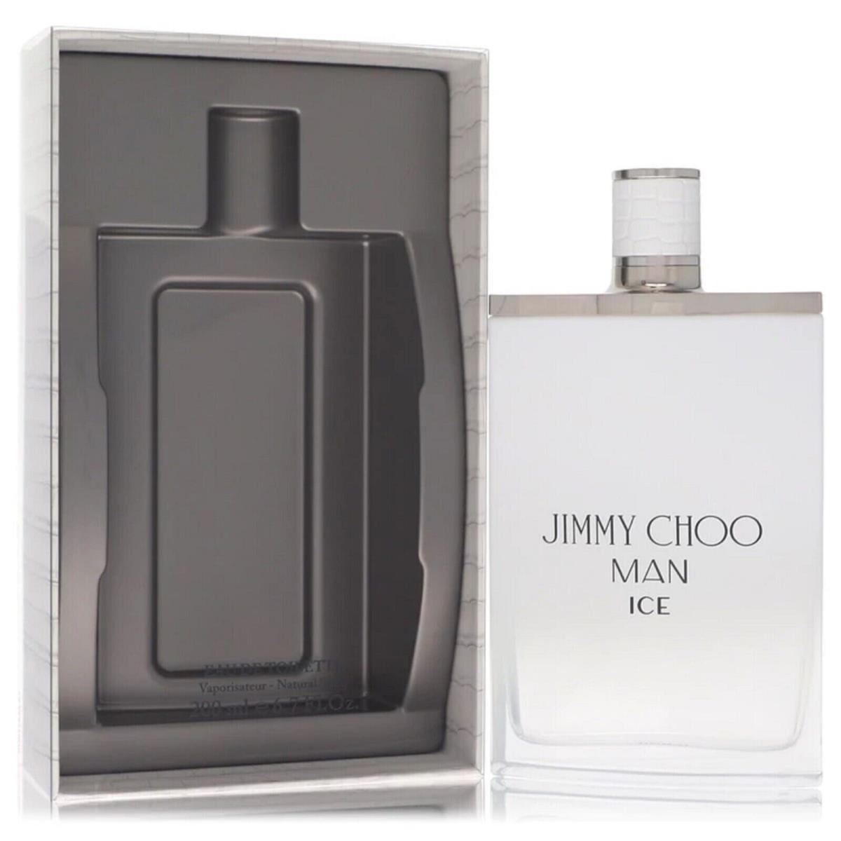 Jimmy Choo Ice Eau De Toilette Spray 6.7 oz For Men