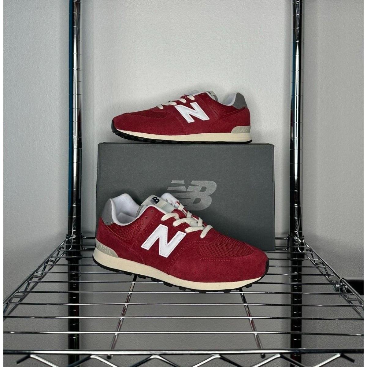 Kid`s - New Balance 574 Big Kid `crimson` GC574RH1