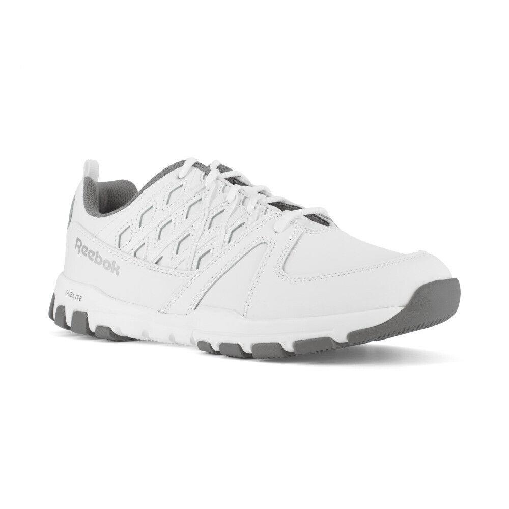 Reebok Work Mens Sublite Work Soft Toe Athletic Work Shoe White - Rb4442 White - White