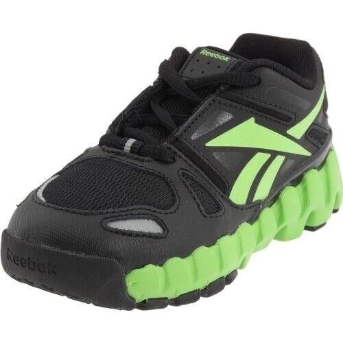 Reebok Mini Zigdynamic Running Shoe Toddler Black/sushi Green/silver - Black/Sushi Green/Silver