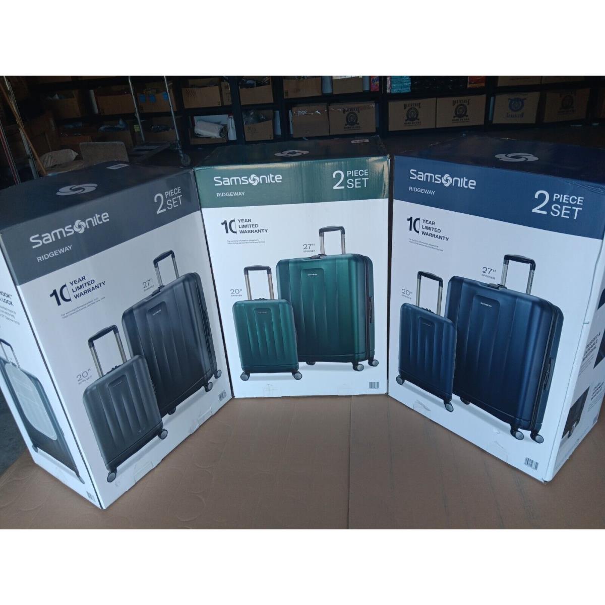 Samsonite Ridgeway Luggage Suit Case 2 Piece Set 20 and 27