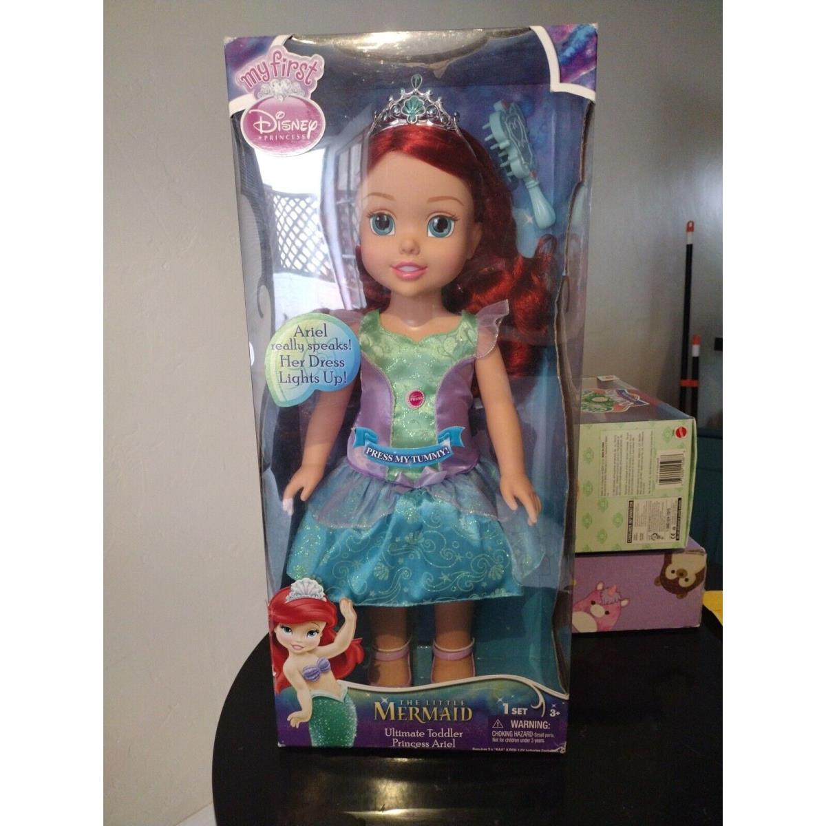 My First Disney s Princess Little Mermaid Ultimate Toddler Ariel 18in Rare