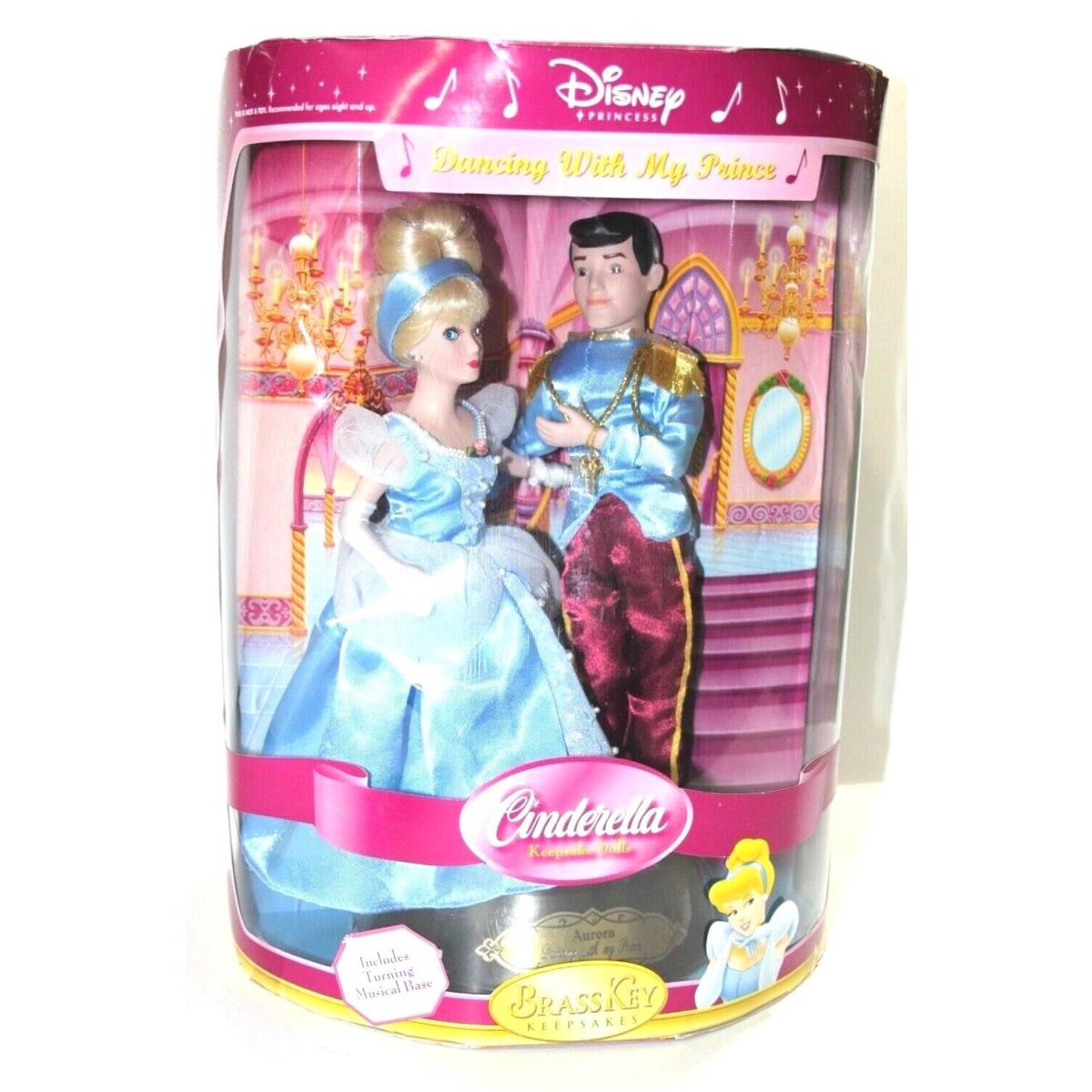 Disney Princess Cinderella Dancing with My Prince Keepsake Porcelain Dolls 2004