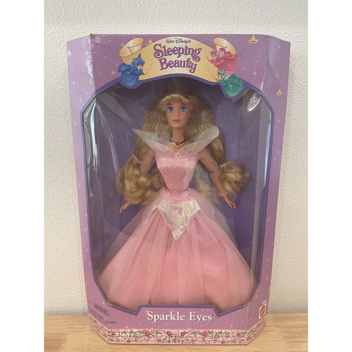 Walt Disney`s Sleeping Beauty Sparkle Eyes Doll 1996 Mattel 15808