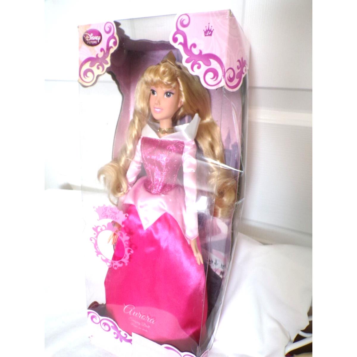 Disney Store Princess Exclusive Aurora Singing Doll 17 Sleeping Beauty 2011
