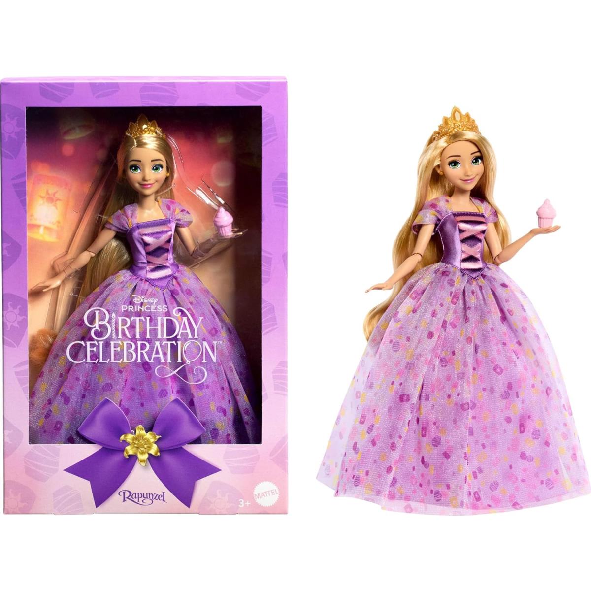 Disney Princess Birthday Celebration Rapunzel Deluxe Fashion Doll Toy Gift