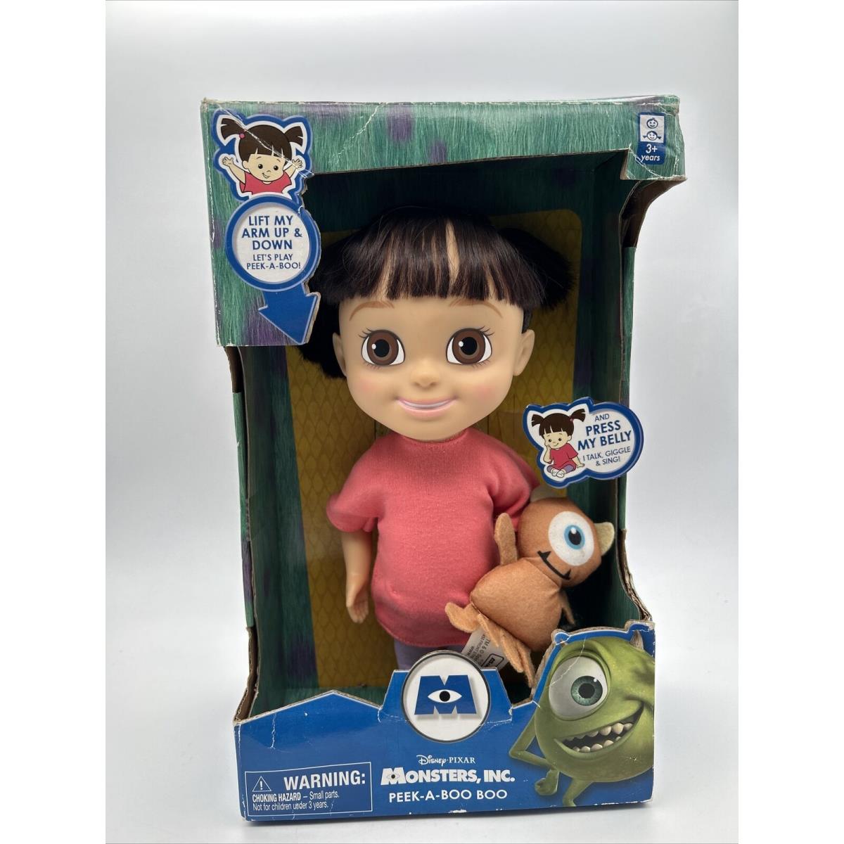 Disney Pixar Monster`s Inc. Peek-a-boo Boo Doll Box - Please Read