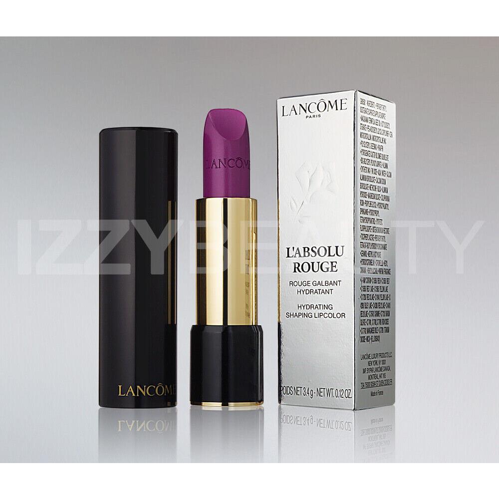 Lancome L`absolue Rouge Hydrating Lipstick Full Size - Pick Your Color 385 Le Violet (Matte)