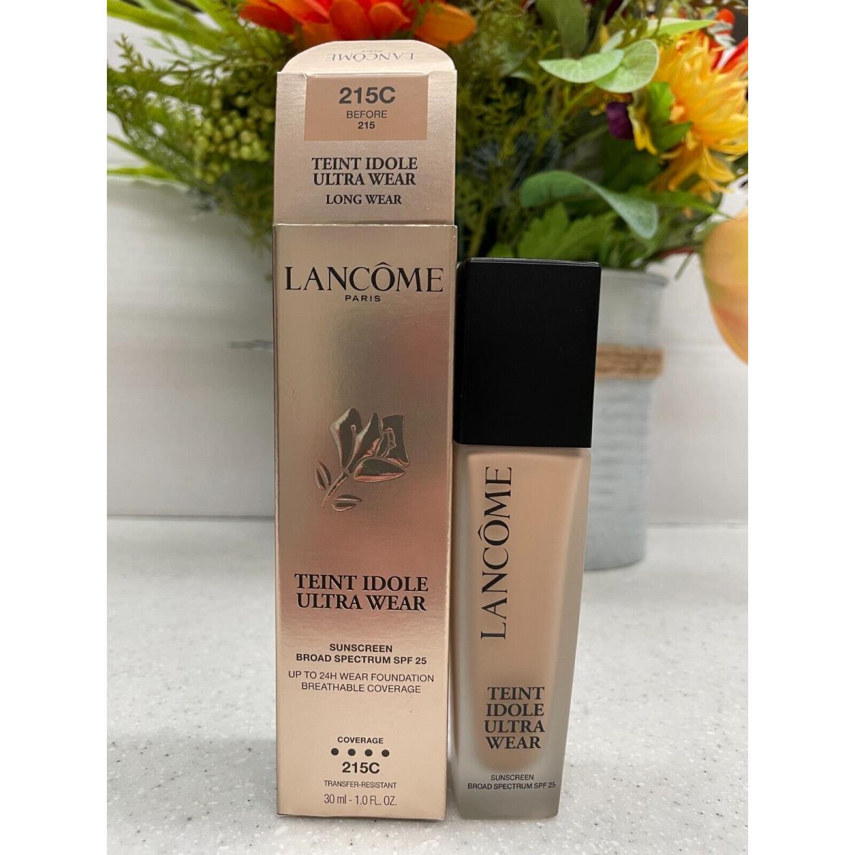 Lancome Teint Idole Ultra Wear 24H Full Coverage Foundation You Pick 215C (light skin/cool pinky undertones)