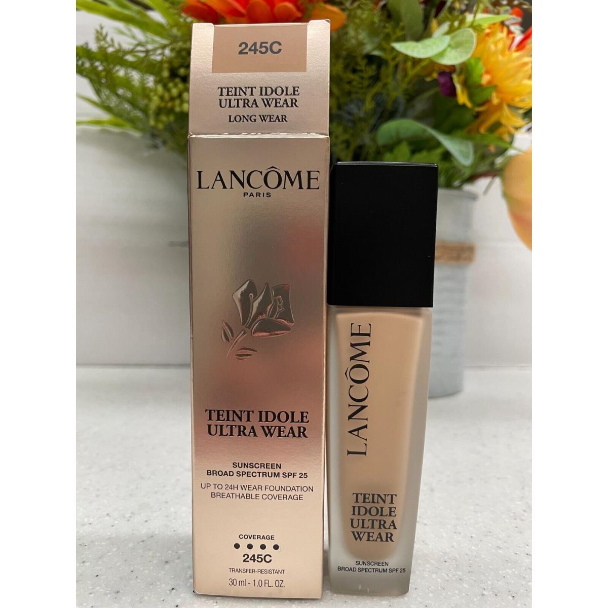 Lancome Teint Idole Ultra Wear 24H Full Coverage Foundation You Pick 245C (light-med/cool rosy undertones)