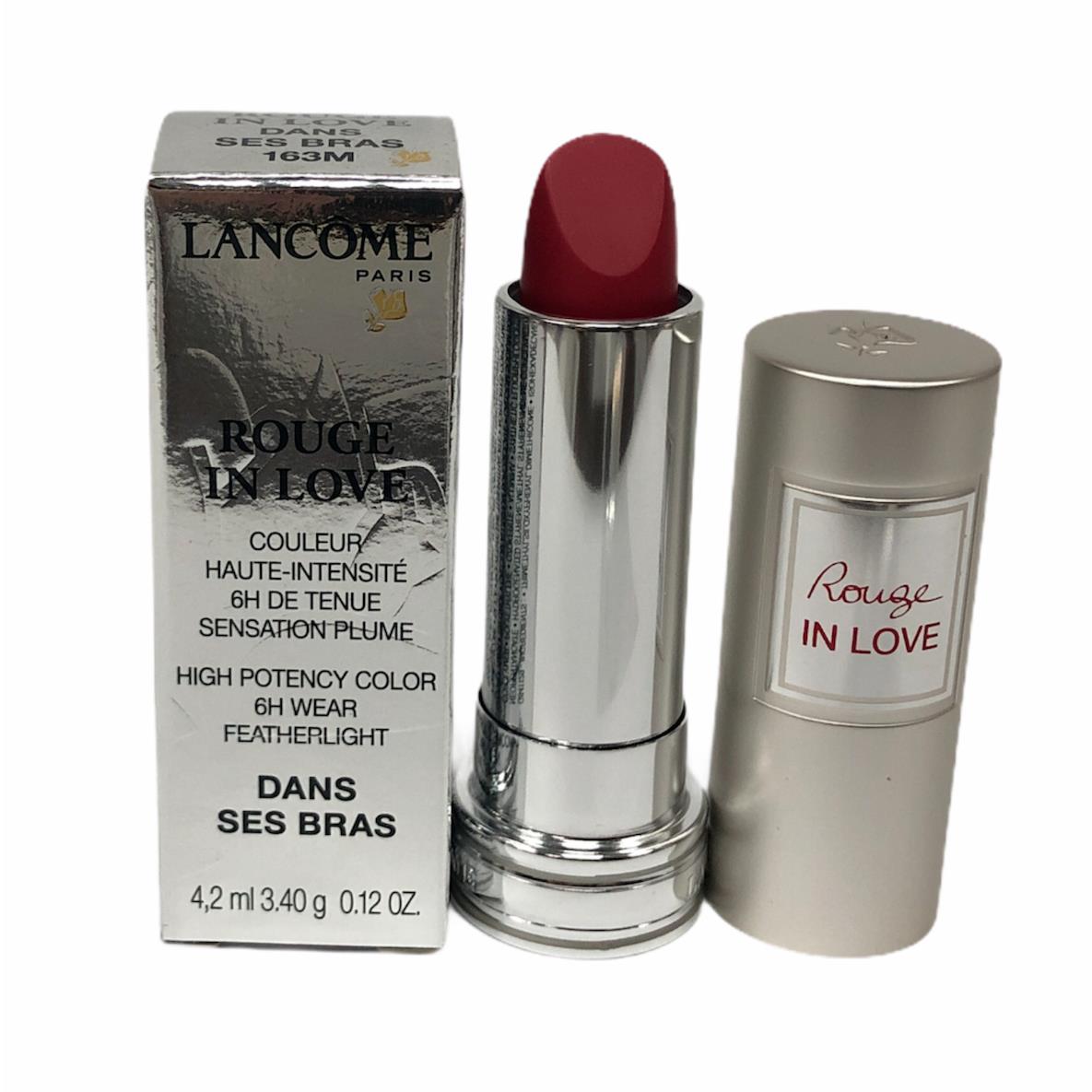 Lancome Rouge In Love High Potency Lipstick 3.4g/0.12Oz You Pick 163M Dans Ses Bras