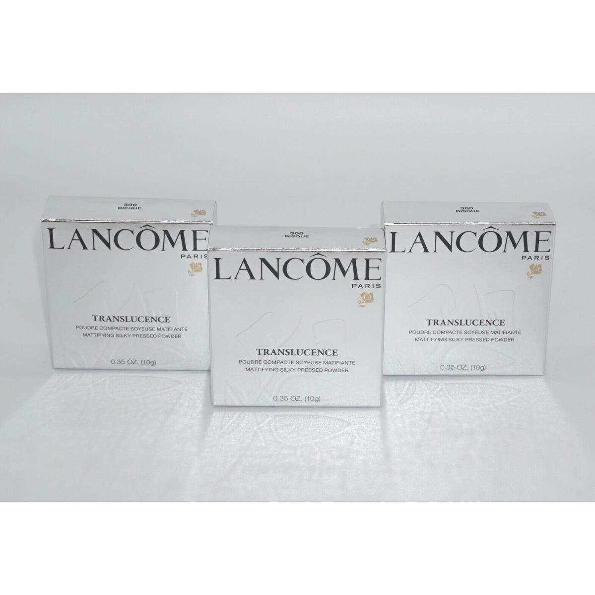 Lancome Translucence Mattifying Pressed Powder 300 Bisque Choose Quantity 3x