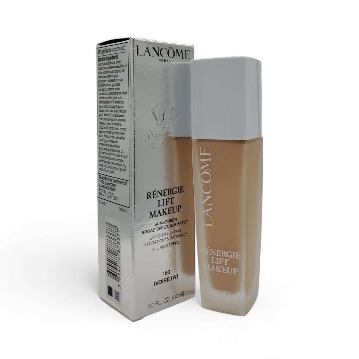 Lancome Makeup Foundation Renergie Lift Spf 27 1 oz 30ml Choose Your Shade 160 IVOIRE(W)