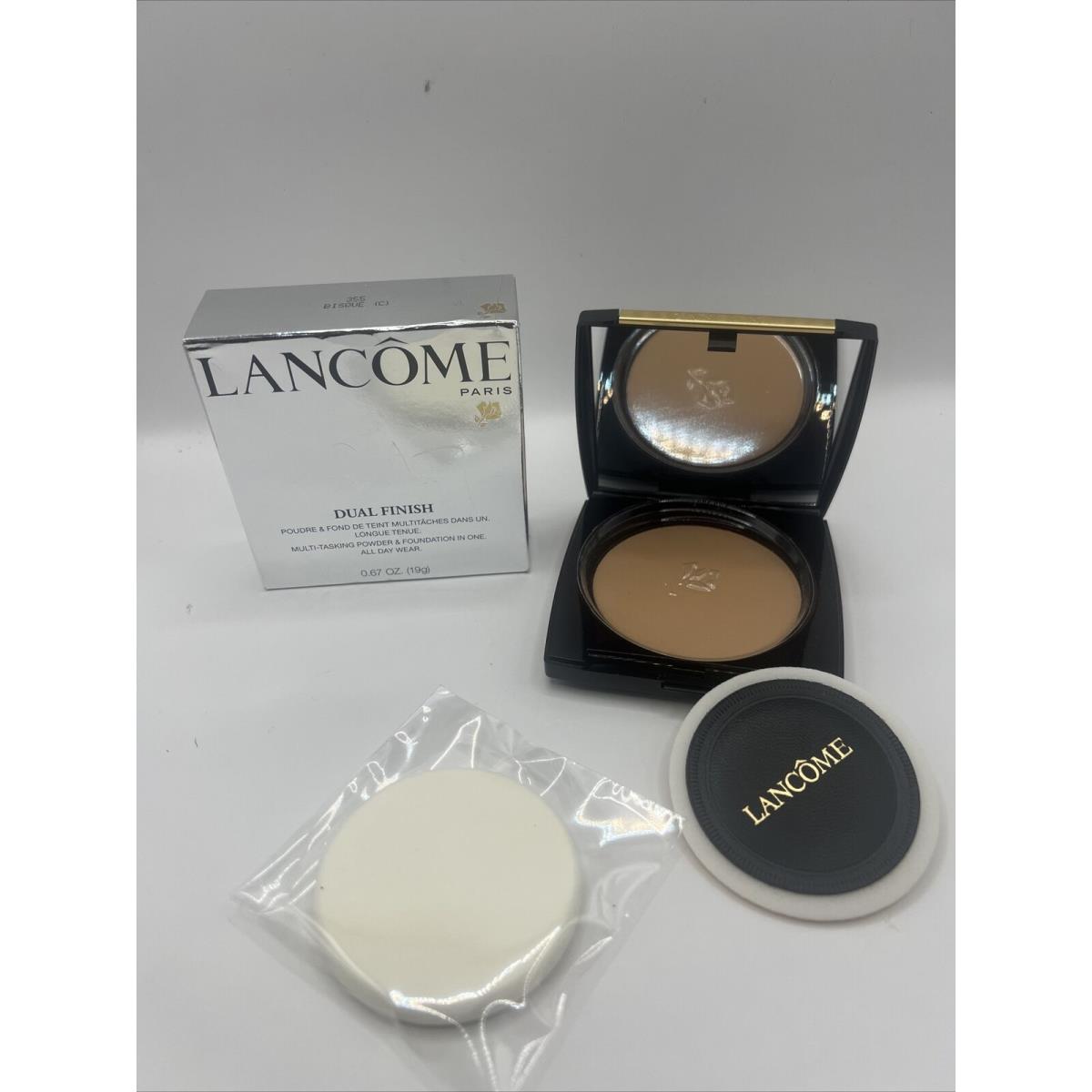 Lancome Dual Finish Powder Makeup 355 Bisque C 0.67 OZ