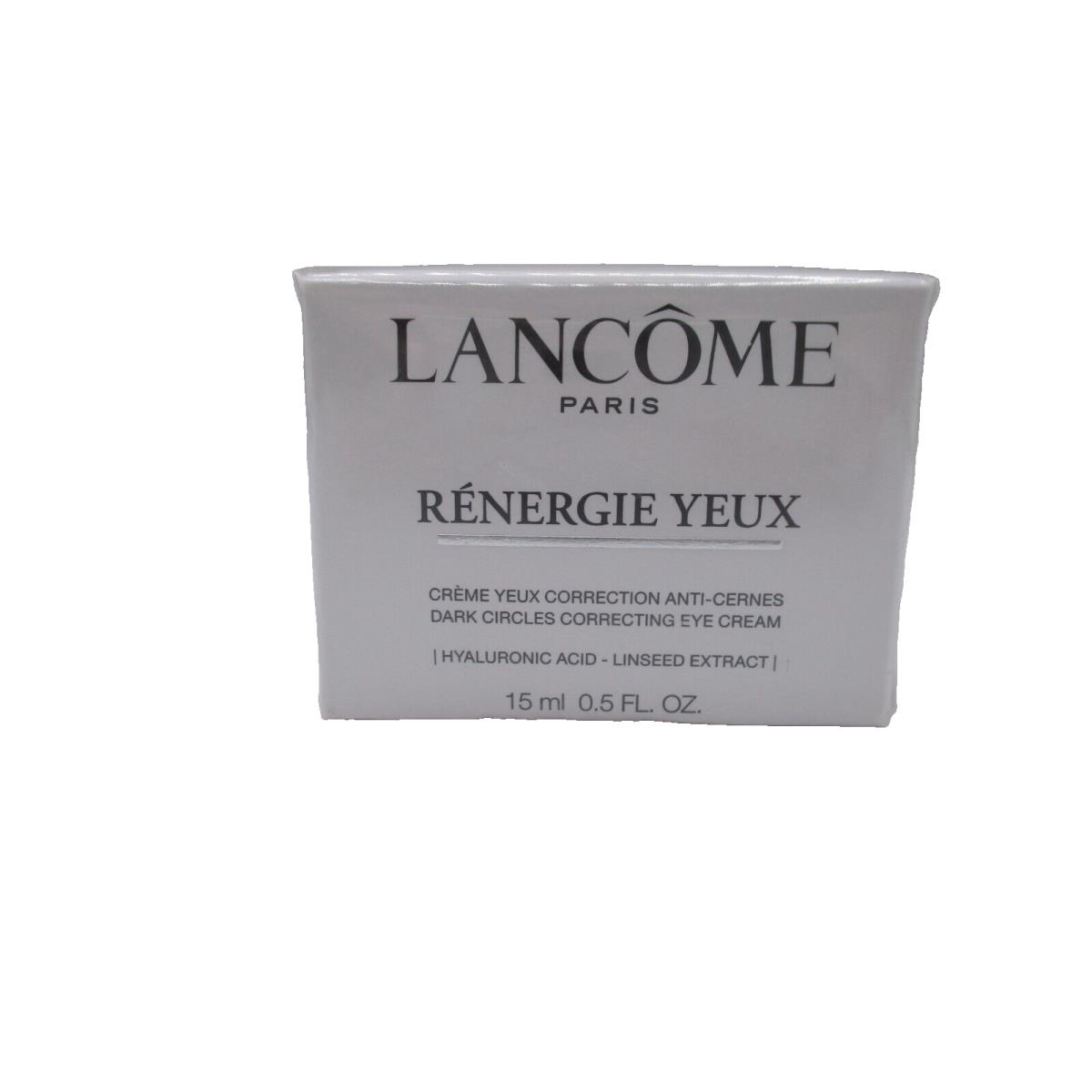 Lancome Renergie Yeux Dark Circles Correcting Eye Cream 0.5 oz/15 ml /bnib