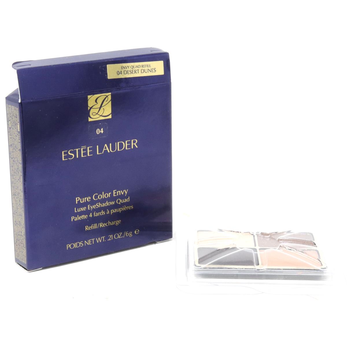 Estee Lauder Pure Color Envy Luxe Eyeshadow Quad Refill 0.2oz/6g 04 Desert Dunes