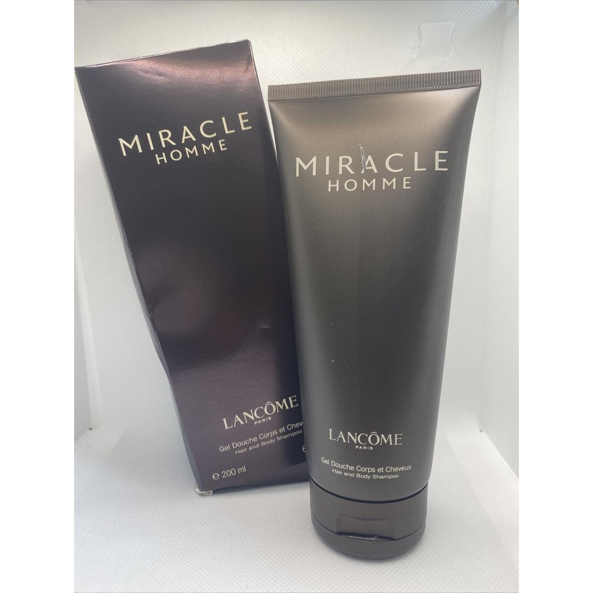 Miracle Homme by Lancome Hair and Body Wash 6.7oz B4