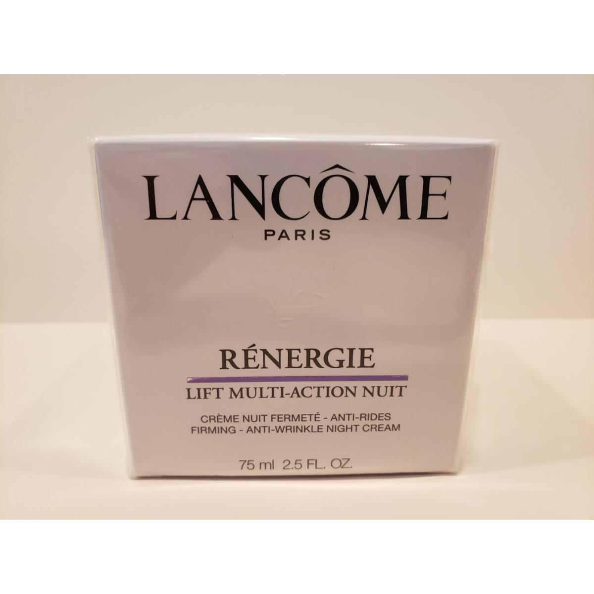 Lancome Renergie Lift Multi-action Nuit Anti-wrinkle Night Cream 2.5oz