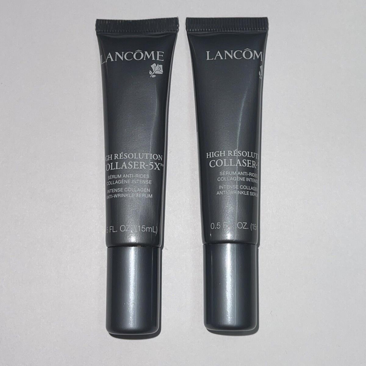 2x Lancome High Resolution Collaser-5X Intense Collagen Antiwrinkle Serum 0.5oz