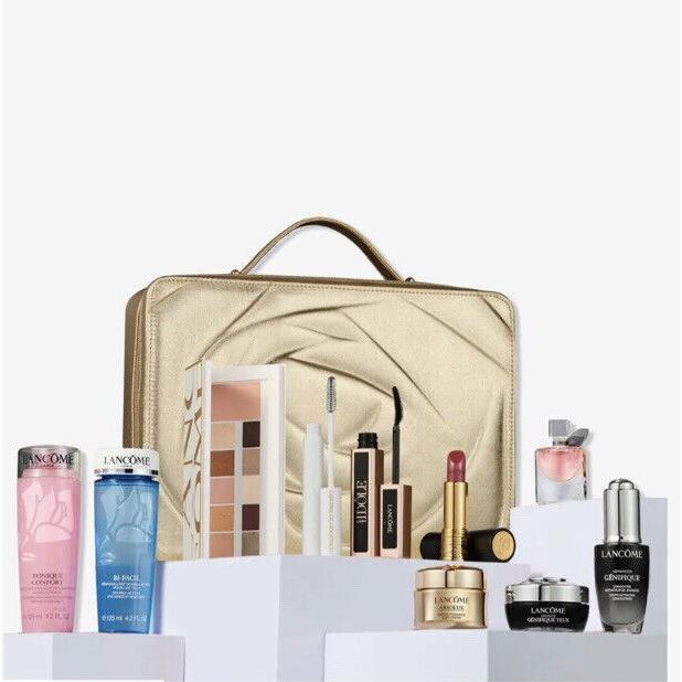 Lancome Gold Gift Box 2023 $588Value Full 10 Iconic Products Genifique Idole