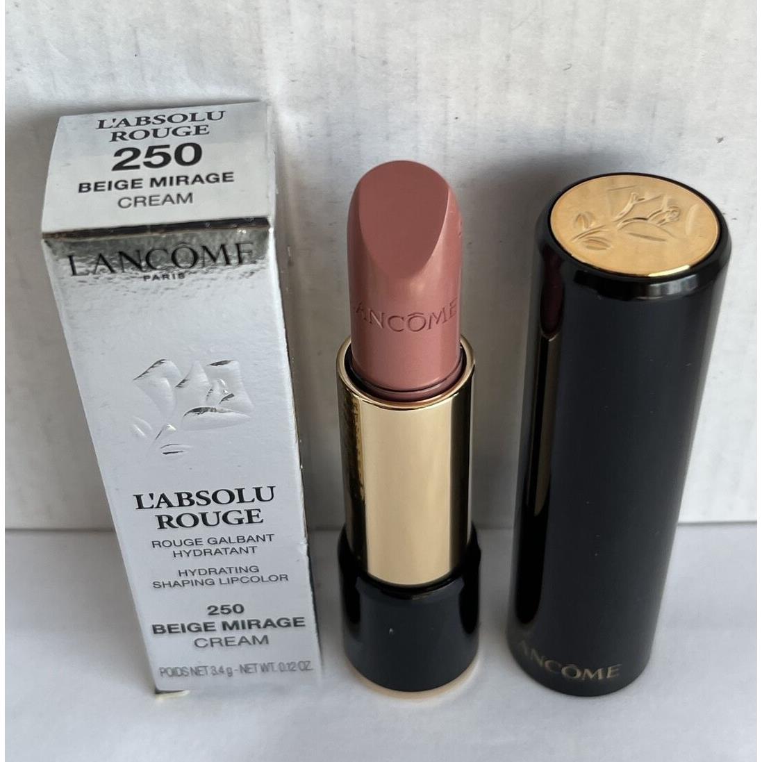 Lancome Lacome L`absolu Rouge Hydrating Shaping Lip Color 250 Beige Mirage Cream 3.4 g