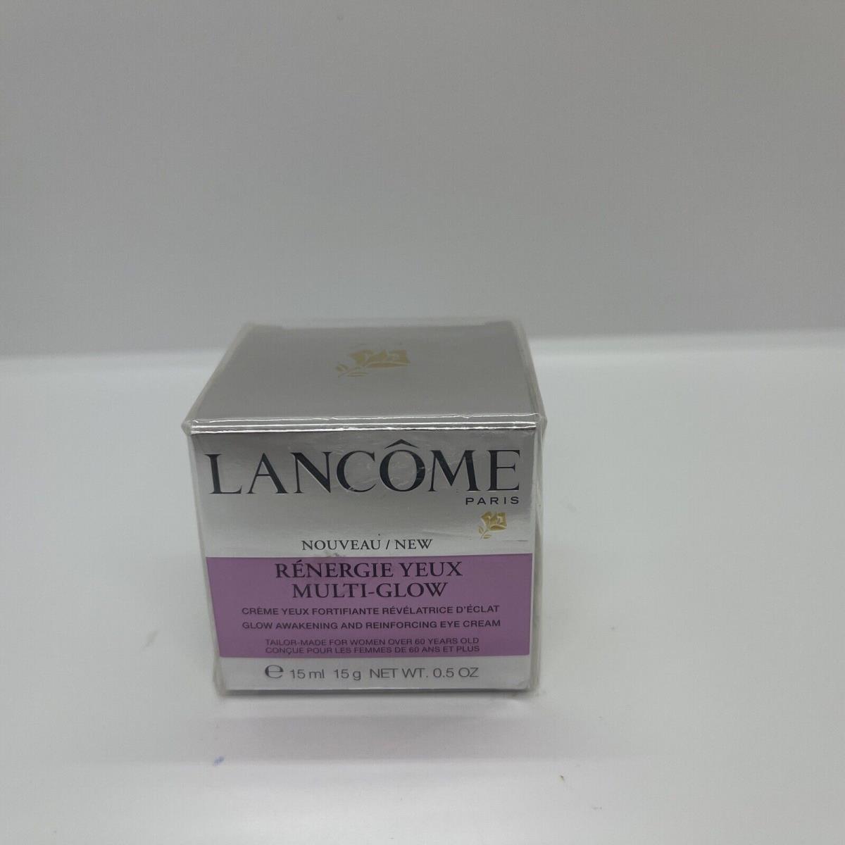 Lancome Renergie Yeux Multi-glow Awakening Reinforcing Eye Cream .5 OZ