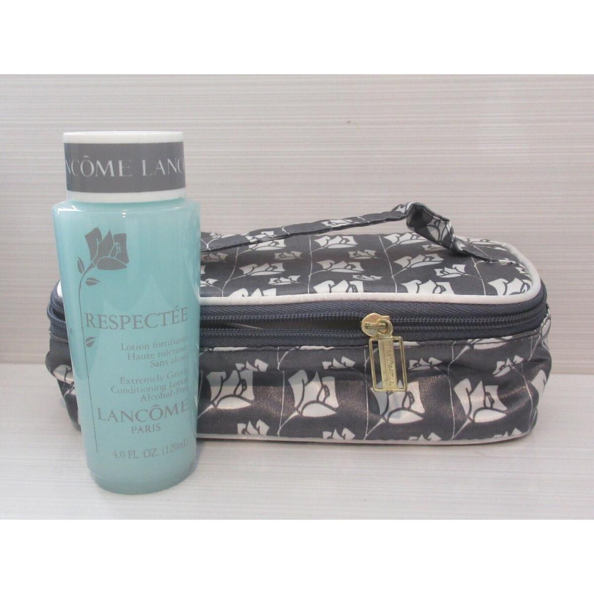 Lancome Respectee Extremely Gentle Conditioning Lotion 4 OZ with Cosmetic Bag