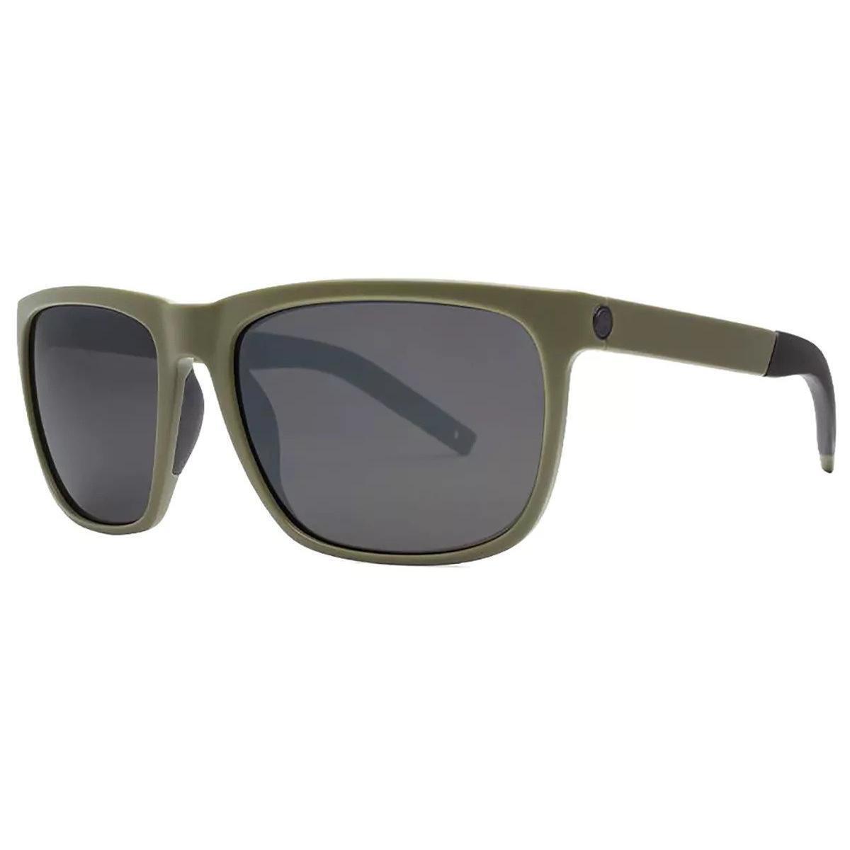 Electric Knoxville XL Sport Sunglasses Military Drab Silver Polar Pro