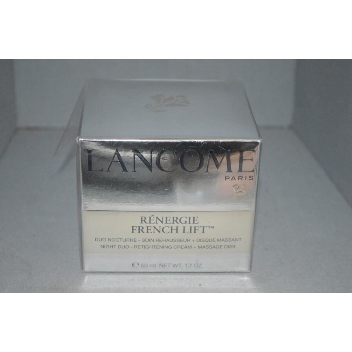 Lancome Renergie French Lift Night Duo Retightening Cream 1.7oz Box