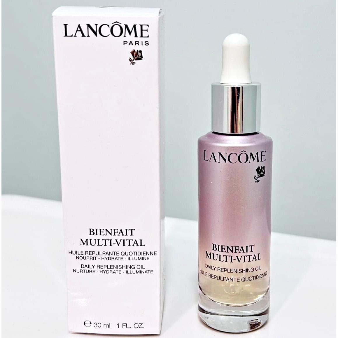 Lancome Bienfait Multi-vital Daily Repleneshing Oil Full Size 30 Ml/ 1 oz