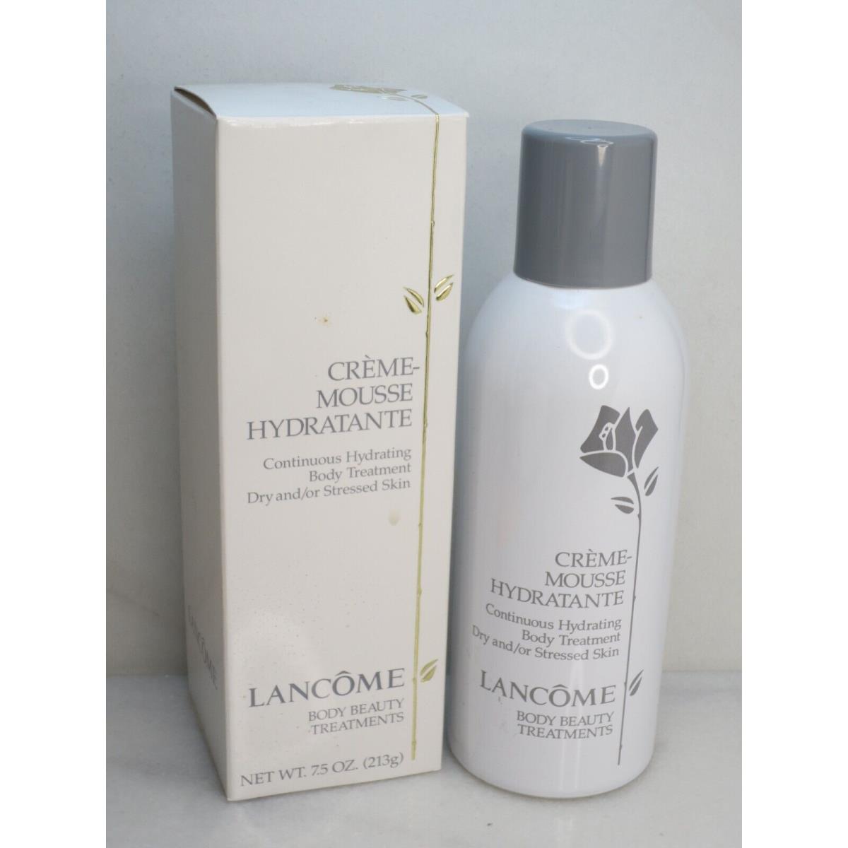 Lancome Creme Mousse Hydratante Continuous Hydrating Body Treatment 7.5 OZ Boxed