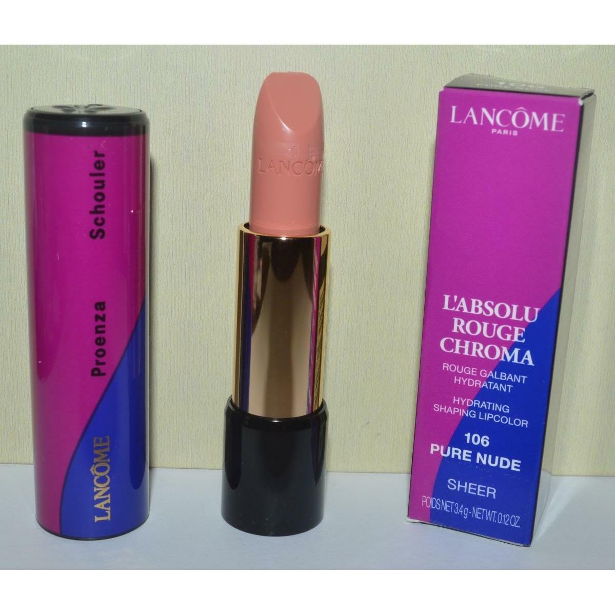 Lancome Pure 106 Sheer L`absolu Rouge Chroma Lip Color Limited