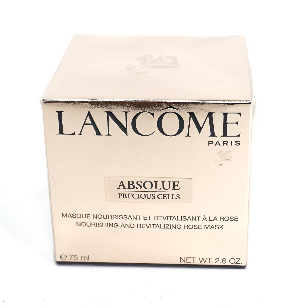 Lancome Absolue Precious Cells Revitalizing Rose Mask Fullsize New/no Box