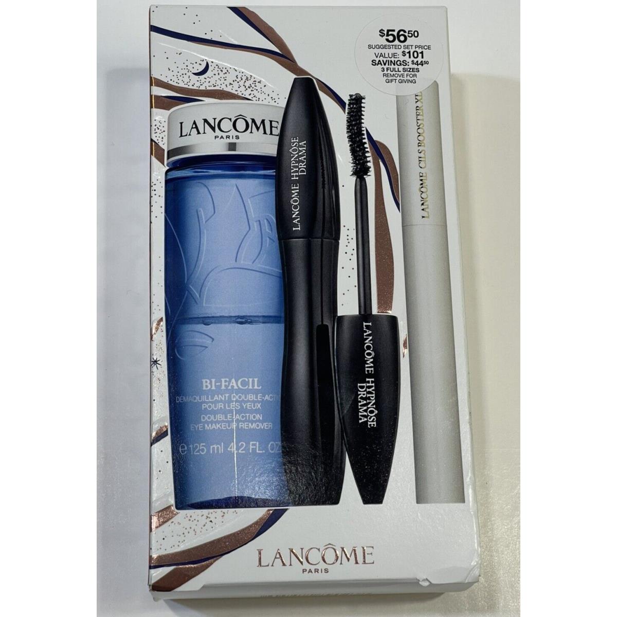 Lancome Lanc ME Hypn SE Drama Bi-facil Eye Make-up Remover + Mascara + Cils Booster XL