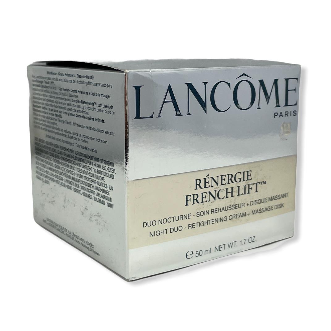 Lancome Renergie French Lift Night Duo Retightening Cream + Massage Disk 50ml