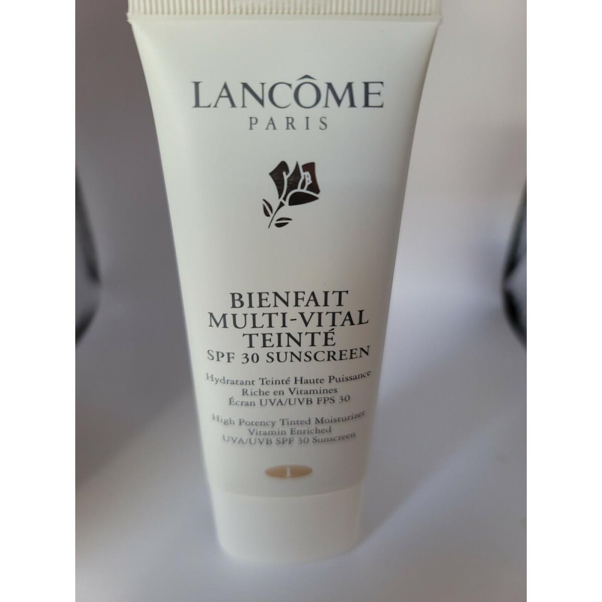 Lancome Bienfait Multi-vital Teinte High Potency Tinted Moisturizer Spf 30 1 N