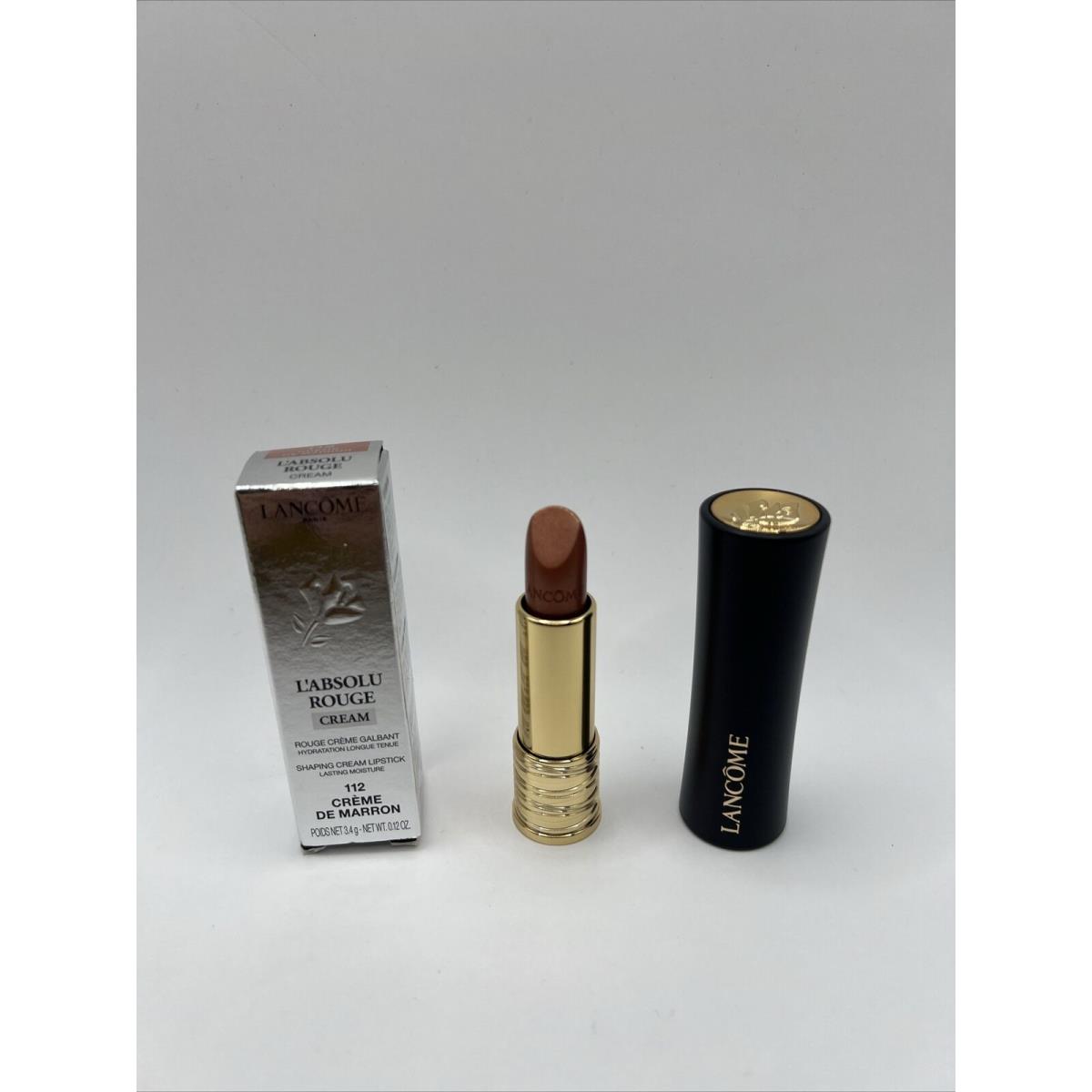 Lancome L`absolu Rouge Cream Lipstick 112 Creme De Marron 112 Mars