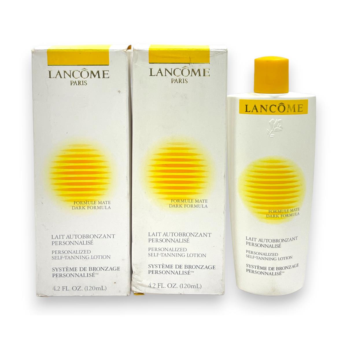 Lancome Personalized Self-tanning Lotion 4.2fl.oz/120ml Lot Of 2 As Seen