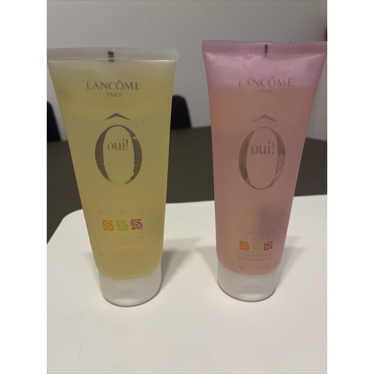 Lancome Paris Oui Showermix Bath Shower Gel Megamix Sensual Shower Gel