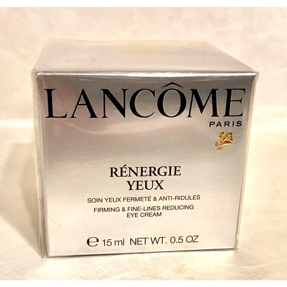 Lancome Renergie Yeux Eye Cream Full Size 0.5 oz/15 ml Box