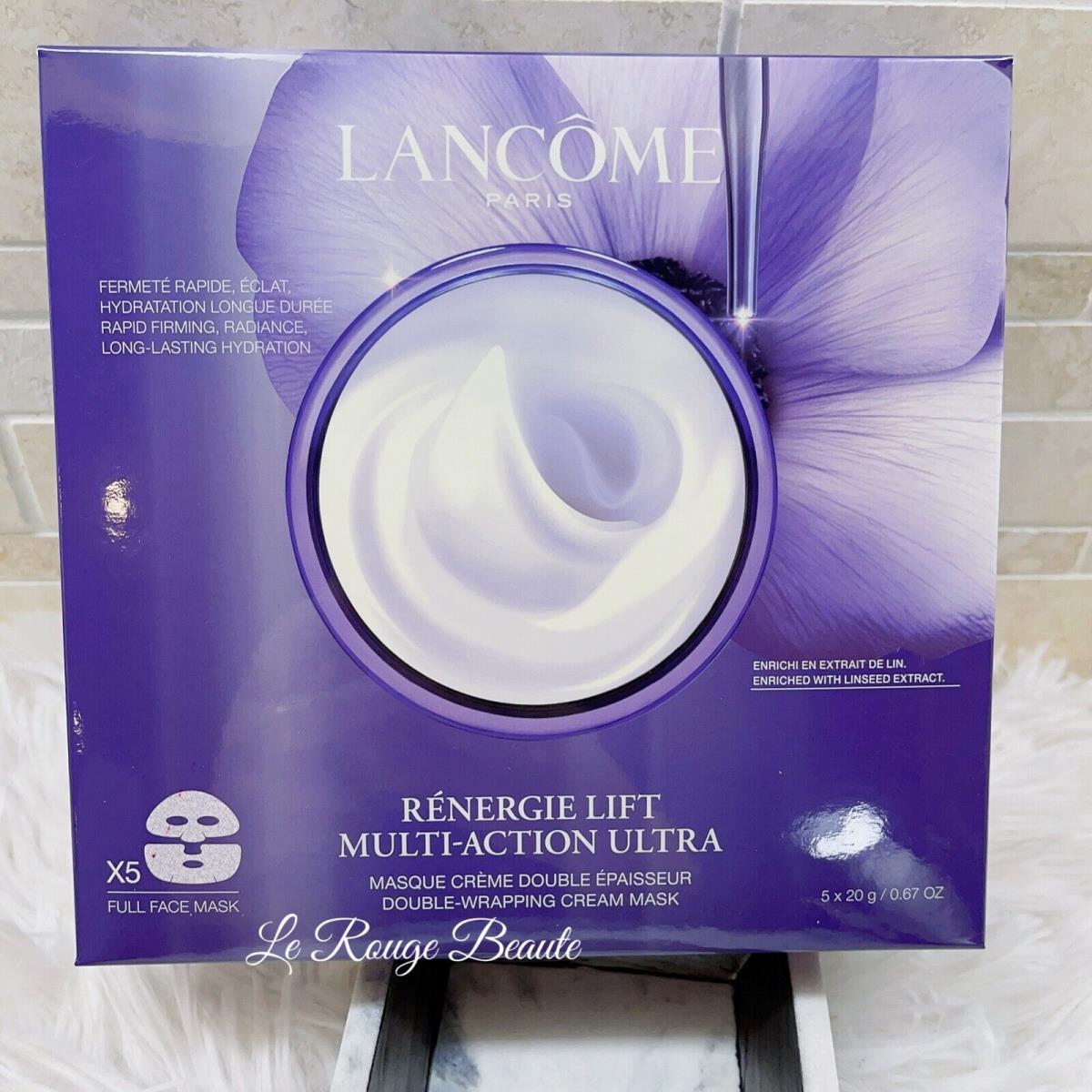 Lancome Renergie Lift Multi-action Ultra Firming Cream Sheet Mask Set of 5