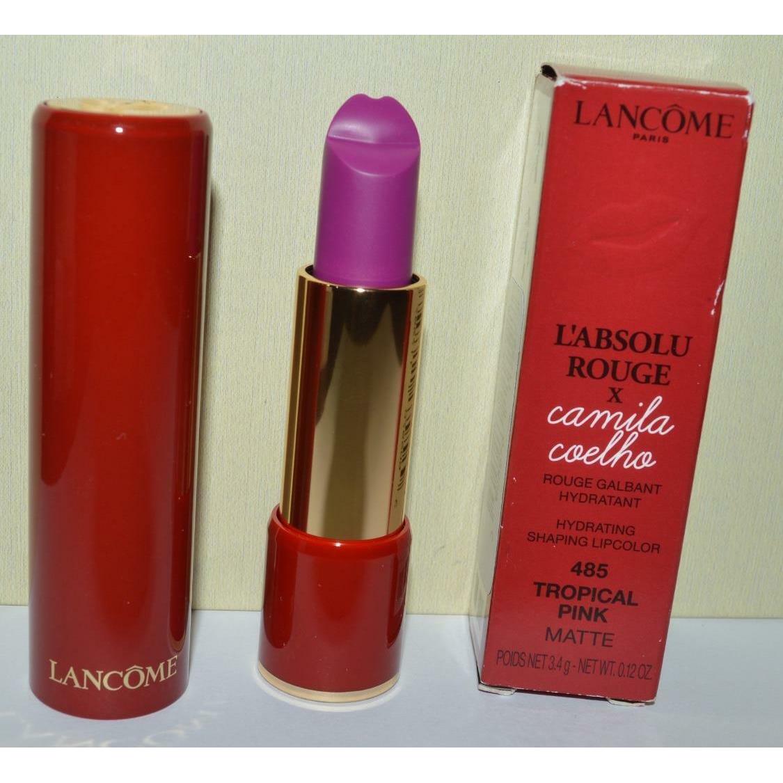 Lancome Tropical Pink 485 L`absolu Rouge Camila Coelho Lipcolor Limited