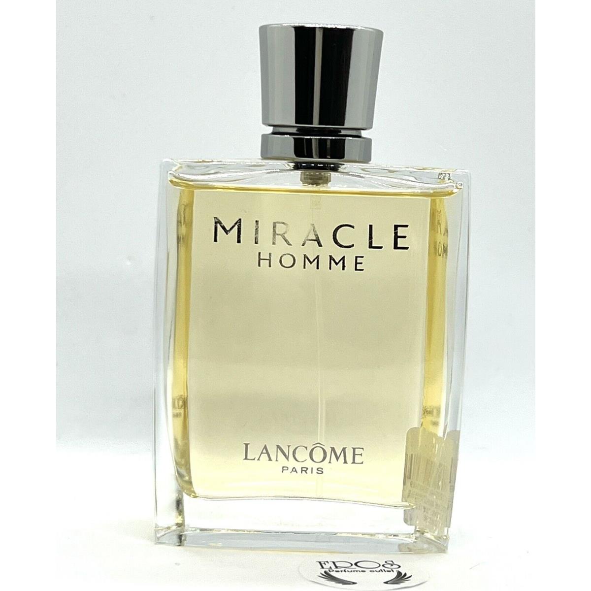 Miracle Homme by Lancome 3.3 Oz. 100ml Eau De Toilette Spray For Men