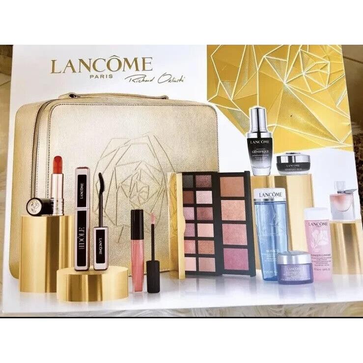 Lancome Blockbuster Holiday Beauty Box 11p Skincare Makeup Gift Set 23