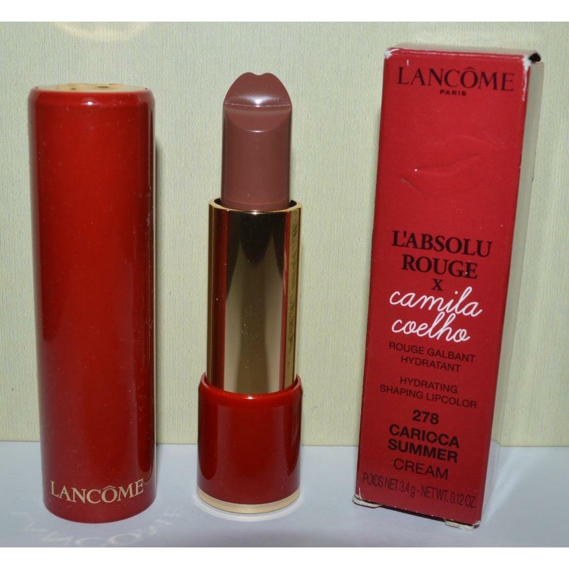 Lancome Carioca Summer 278 L`absolu Rouge Camila Coelho Lipcolor Limited