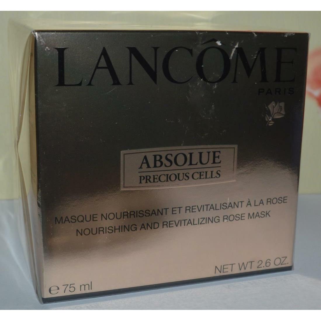 Lancome Absolue Precious Cells Nourishing Revitalizing Rose Mask 2.6 OZ