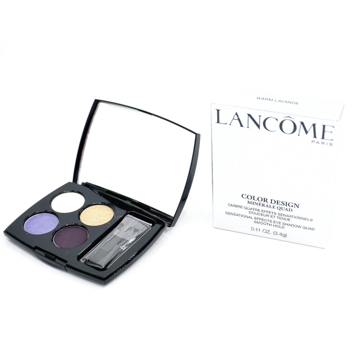 Lancome Color Design Min Rale Quad Warm Lavande Full Size New/