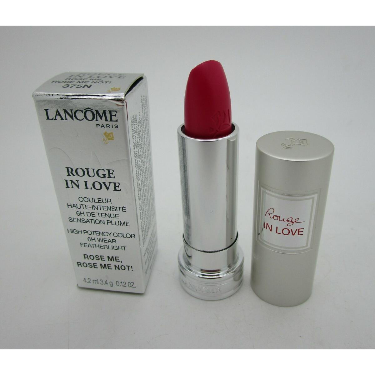 Lancome Rouge in Love High Potency Color 6H Wear Rose ME Rose ME Not