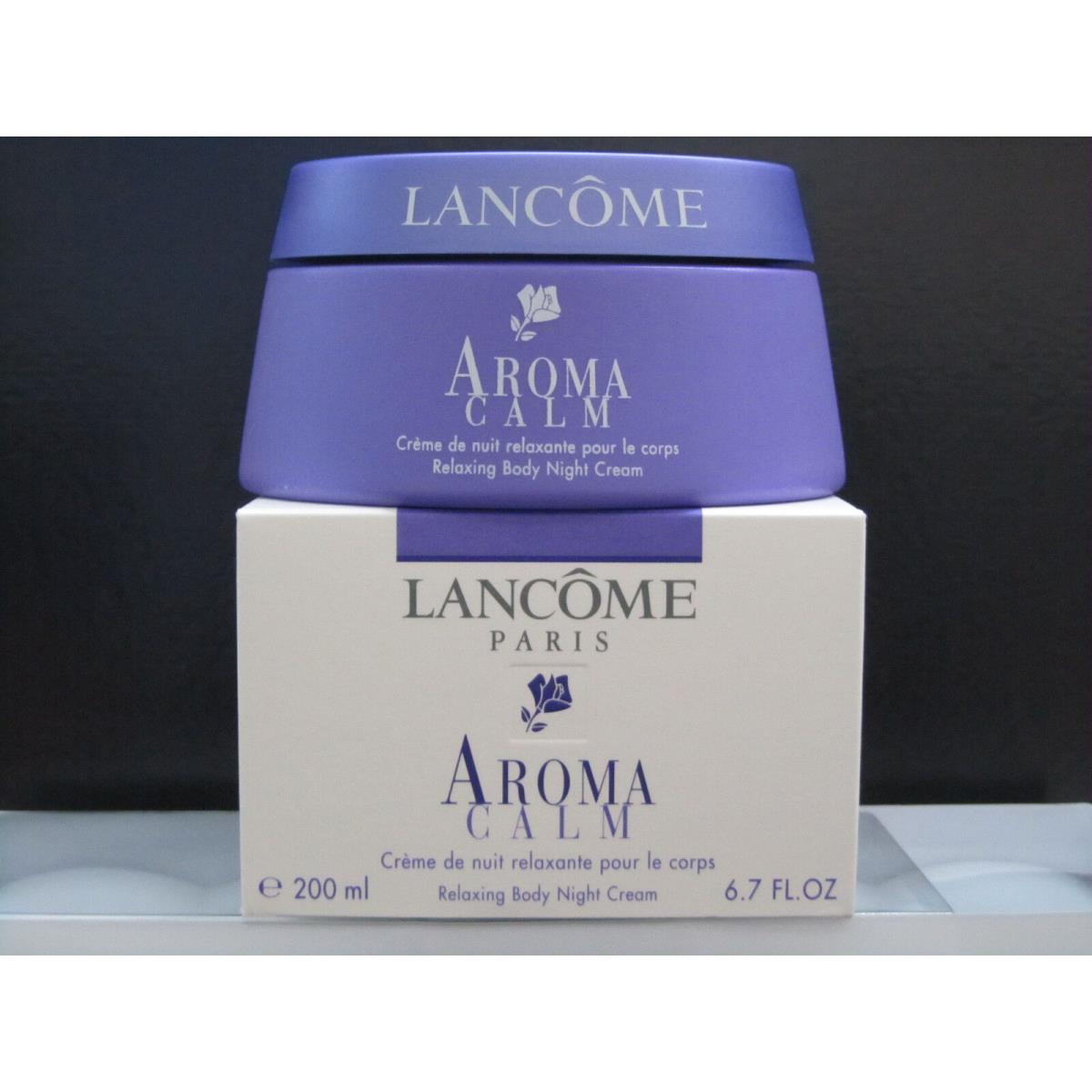 Lancome Aroma Calm Relaxing Body Night Cream For Women 6.7 oz