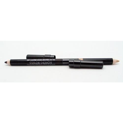 3X Lancome Color Design Pencil Duo Tailored Brown Full Size